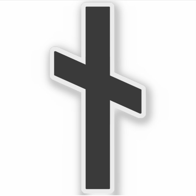 Adesivo O Rune Nauthiz (preto) (Frente)