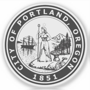 Adesivo O Selo de Portland, Oregon