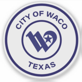 Adesivo O Selo de Waco, Texas