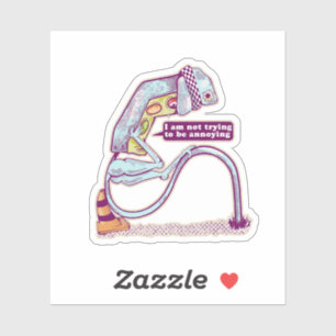 Adesivo O semáforo parece triste