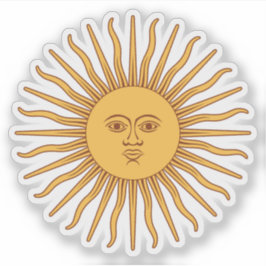 Adesivo O Sol de maio (Sol de Mayo) da Argentina