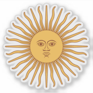 Adesivo O Sol de maio (Sol de Mayo) da Argentina