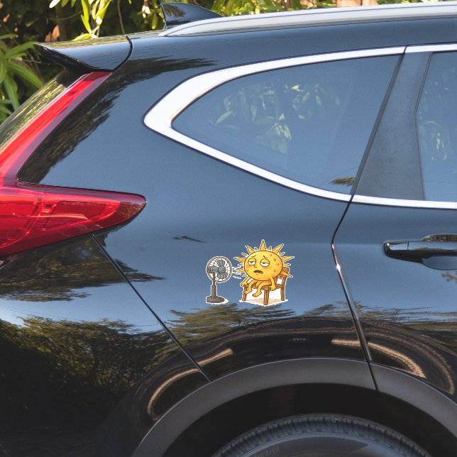 Adesivo O Sol em Break Quente (Lado do carro)