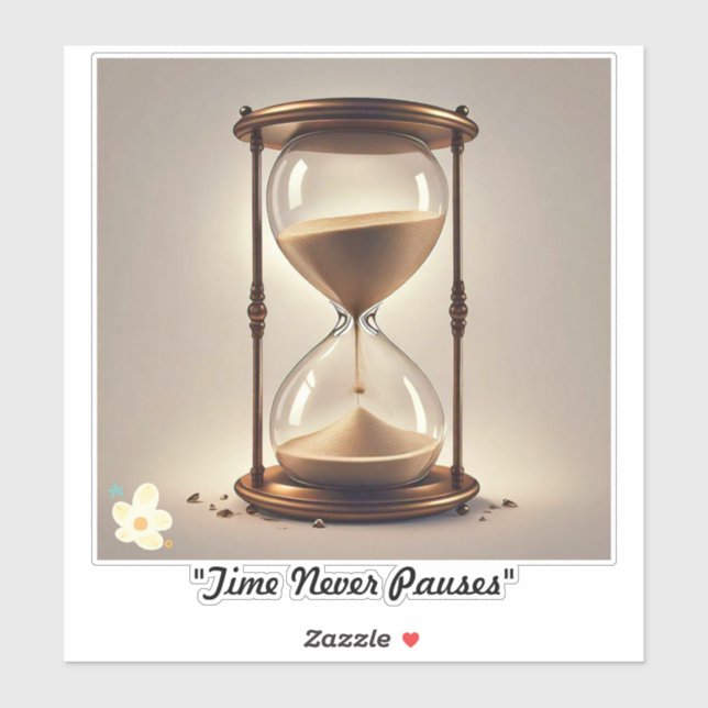 Adesivo "O Sussurro do Tempo" (Folha)