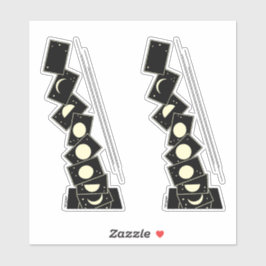 Adesivo O tempo caindo em um buraco