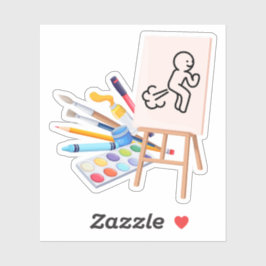 Adesivo O "trabalho fART"