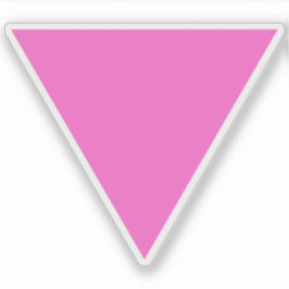 Adesivo O triângulo rosa - Orgulho gay LGBT