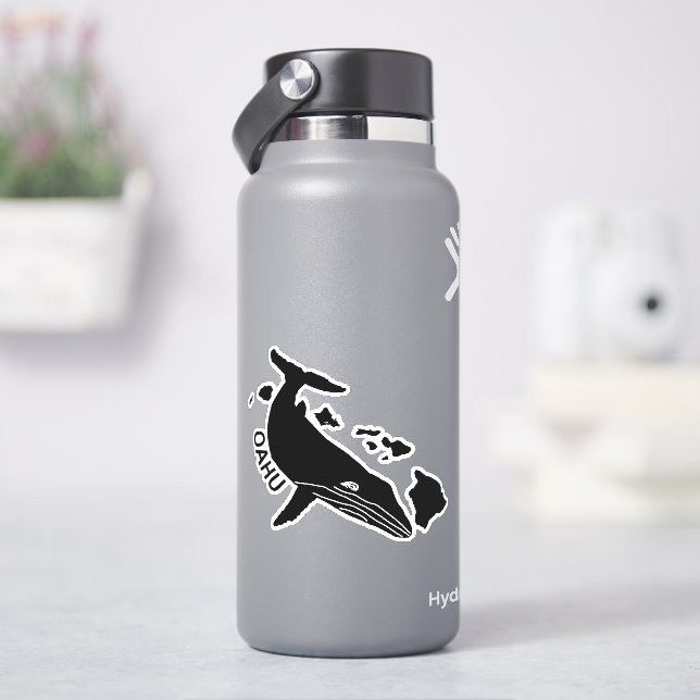 Adesivo Oahu - Hawaii Islands Humpback Sticker (HidroFlask)