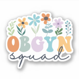 Adesivo Ob-Gyn Obstetrícia Gynecologista OBGYN Nurse