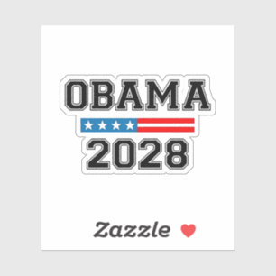 Adesivo Obama 2028 Democracy Election USA