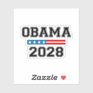 Adesivo Obama 2028 Democracy Election USA