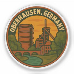 Adesivo Oberhausen Alemanha Arte Industrial
