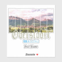 Oberstdorf Allgäu Vintage Bavaria Alemanha Souveni