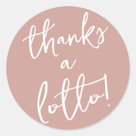 Adesivo Obrigada por Muito