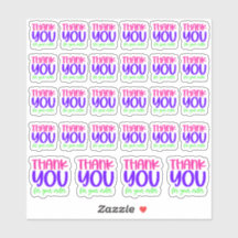 Obrigado Pelo Seu Pedido - Vinyl Sticker