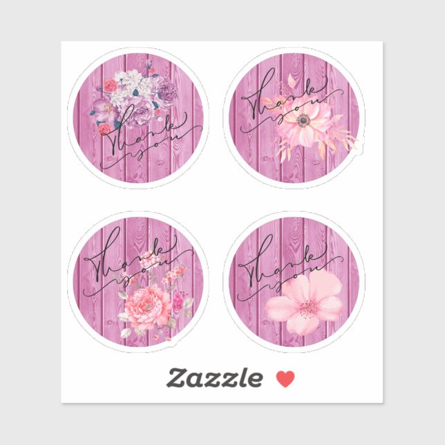 Adesivo Obrigado Sticker (Folha)