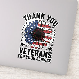 Adesivo Obrigado Veteranos Dia dos Veteranos Militares do 