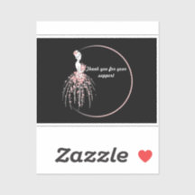 Obrigado Vinhetas - Design de Vestido Floral Rosa