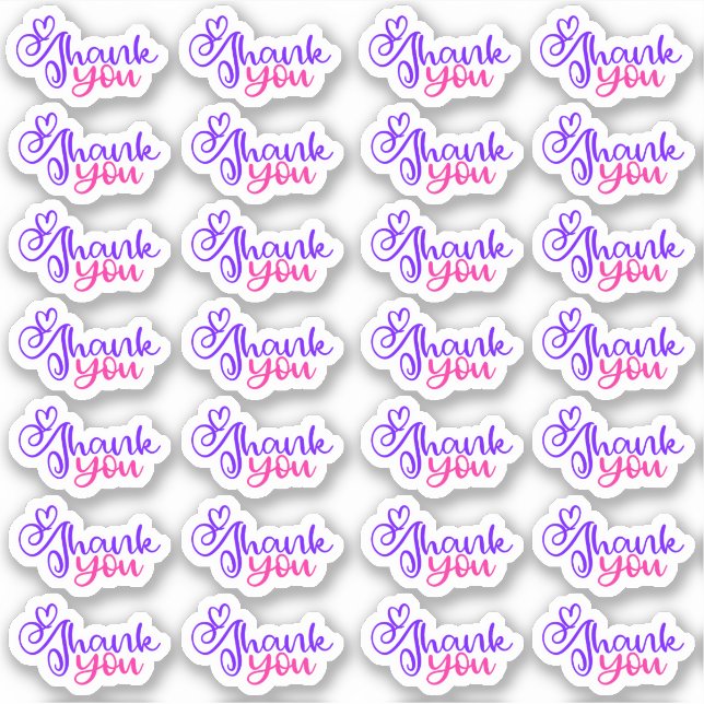 Adesivo Obrigado - Vinyl Sticker (Frente)