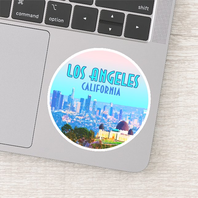 Adesivo Observatório de Griffith de Los Angeles California (Detalhe)