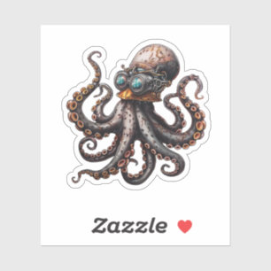 Adesivo Octopus Steampunk