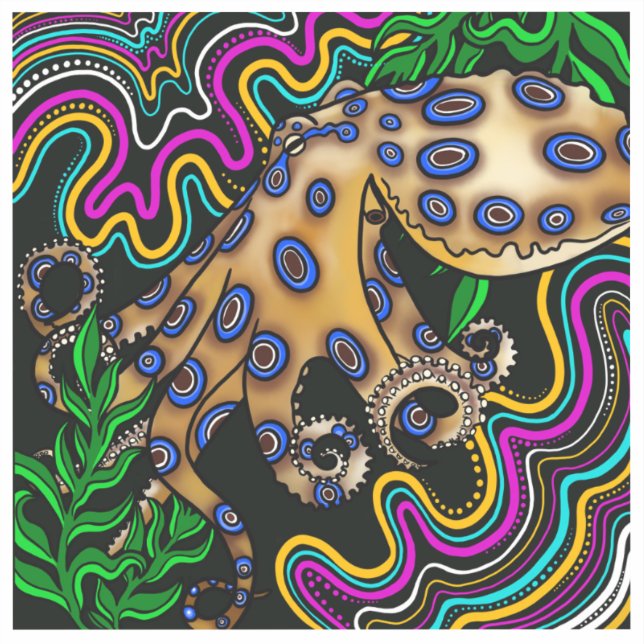 Adesivo Octopus Vinyl Sticker (Frente)