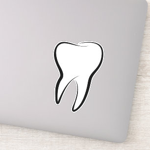 Adesivo Odontologia Dentária com Gráfico Médico