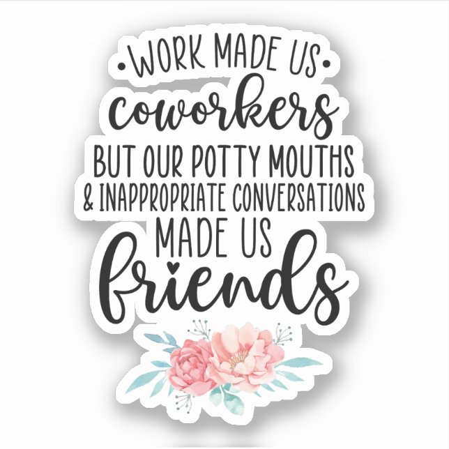 Adesivo Oferta De Bestimento De Trabalho, Presente De Cole (Frente)