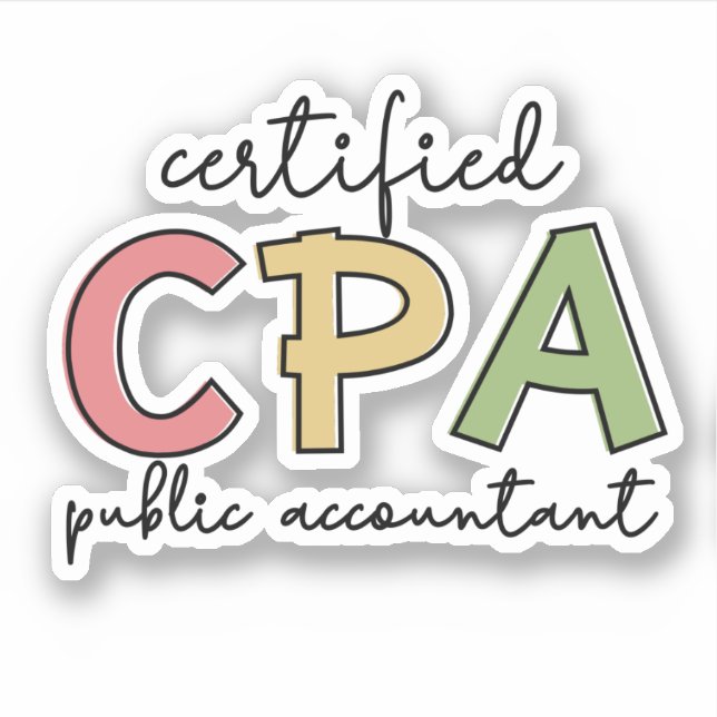 Adesivo Oferta de Contabilista Público Certificada da CPA (Frente)
