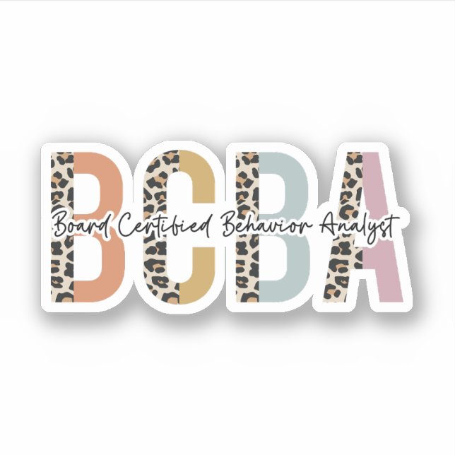 Adesivo Ofertas de analistas de comportamento certificados (Frente)