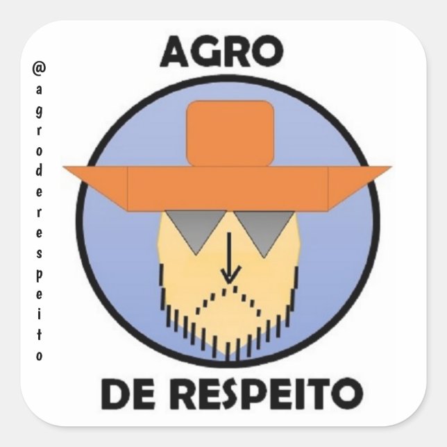 Adesivo Oficial Agro de Respeito (Frente)