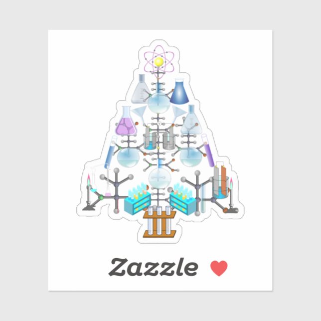 Adesivo Oh Química, Oh Árvore Química (Folha)