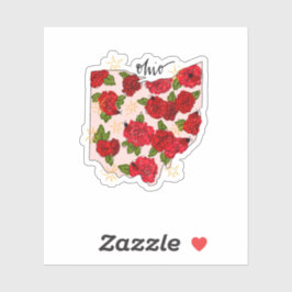 Adesivo Ohio Illustrated State Sticker