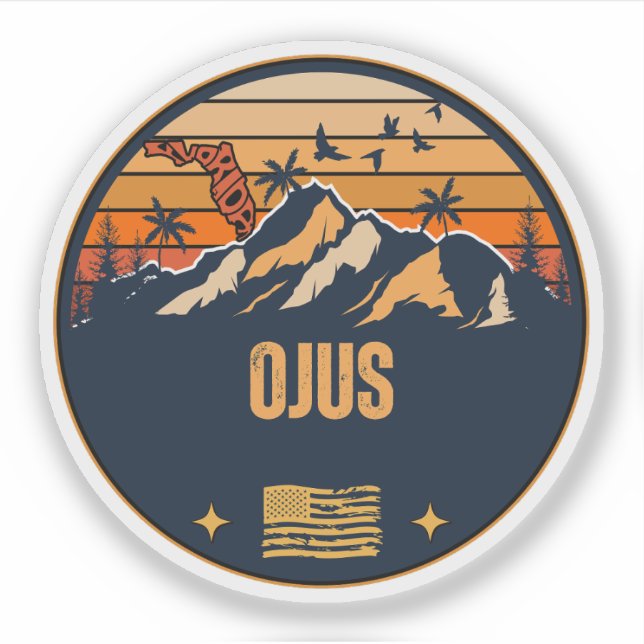 Adesivo Ojus, Florida (Frente)