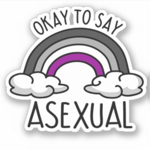 Adesivo Ok, para dizer assexuado