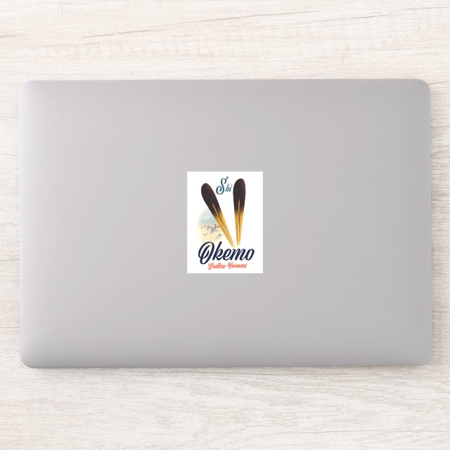 Adesivo Okemo Ludlow Vermont poster (Computador)