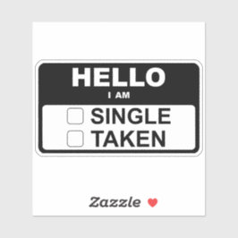 Adesivo Olá, estou.