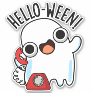 Adesivo Olá, Funny Ghost Pun