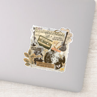 Adesivo Old Traditional Christian Hymns Songs Collage