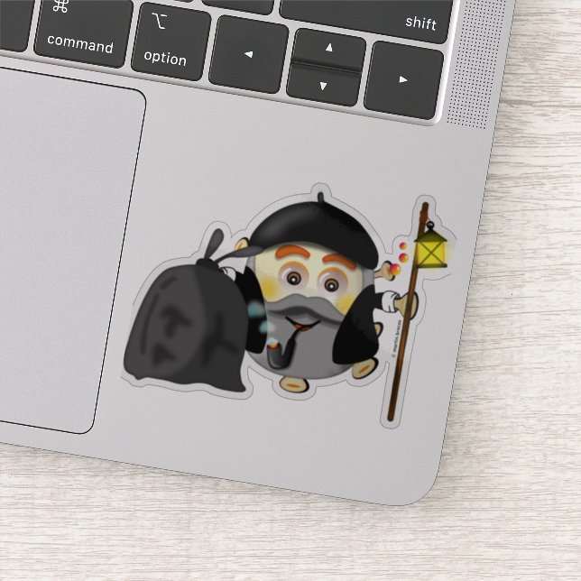 Adesivo Olentzero vasco Eguberri on by Simonsitos (Detalhe)