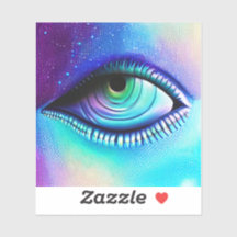 Olhos azuis assustadores