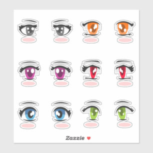 Adesivo Olhos de anime