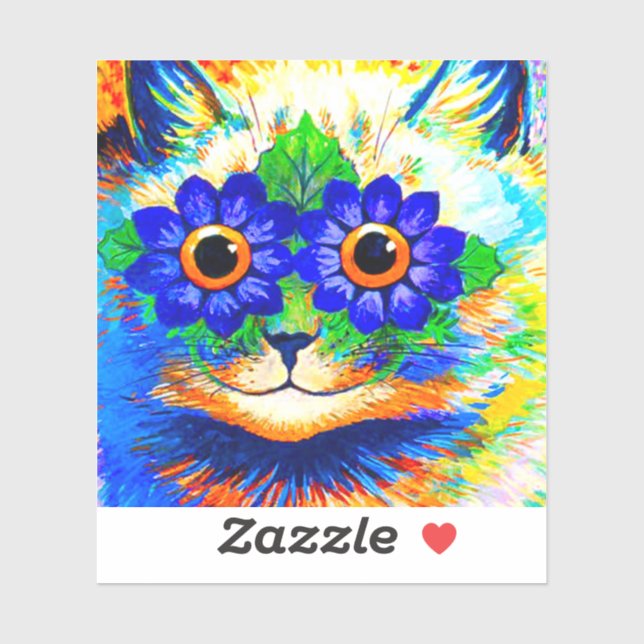 Adesivo Olhos de Flor de Gato (Folha)