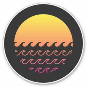 Adesivo Ondas Sunset