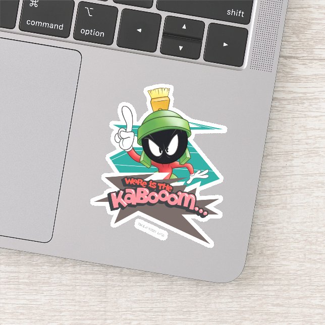 Adesivo "Onde está o Kabooom" PONTOS MARVIN THE MARTIAN™ (Detalhe)