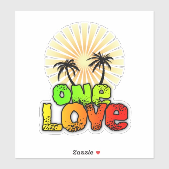 Adesivo One Love Decal (Folha)