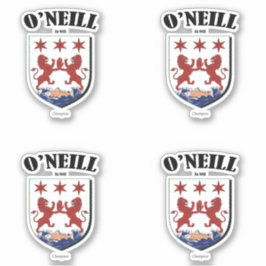 Adesivo O'Neill Crest Tradução e Significado Irlandês (x4)