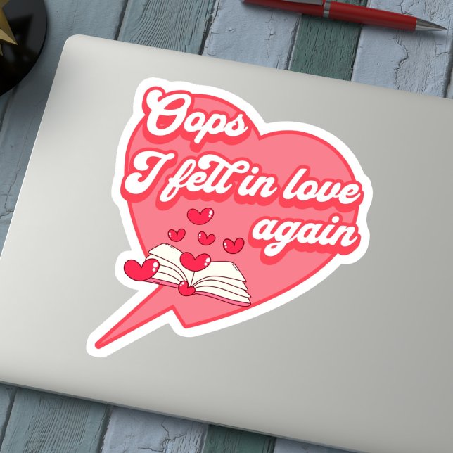 Adesivo Oops, eu me apaixonei de novo (Criador carregado)