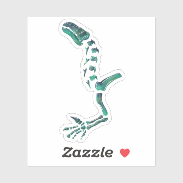 Adesivo Opal Iguanodon Dinossaur (Folha)