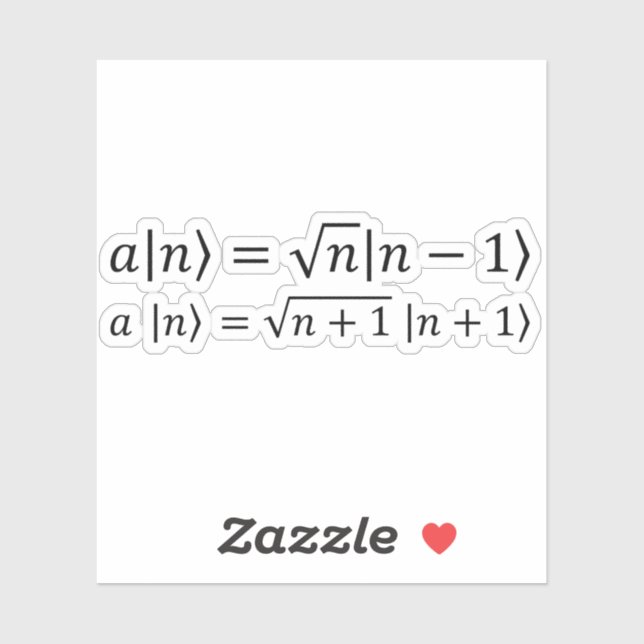 Adesivo Operadores De Criação E De Aniquilação (Folha)